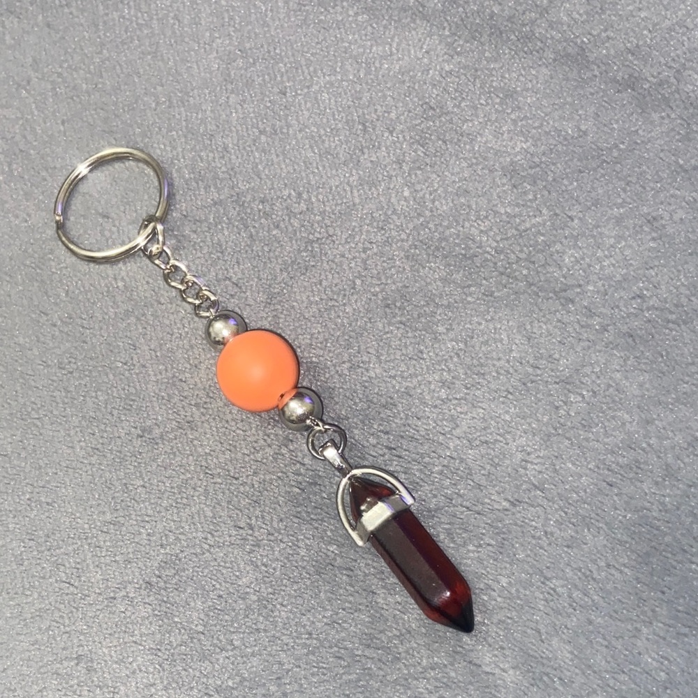 Orange Pendent Keychain